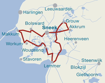 Route Friesland