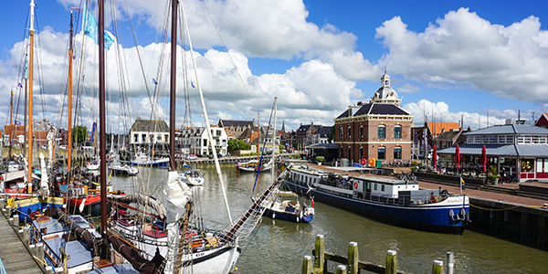 Harlingen Friesland Hafen