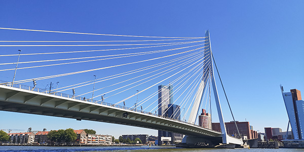 .Rotterdam Erasmusbrücke.