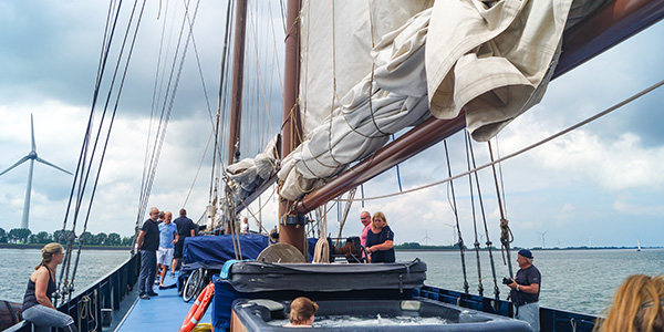 Segelreise mit Rad Wattenmeer