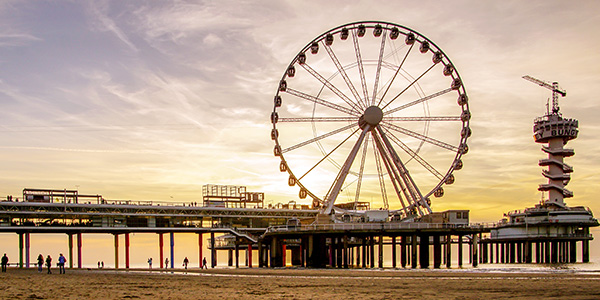 .Scheveningen Strand Holland.