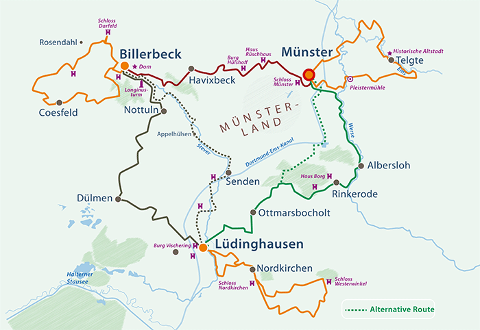Radreise Rundtour Münsterland